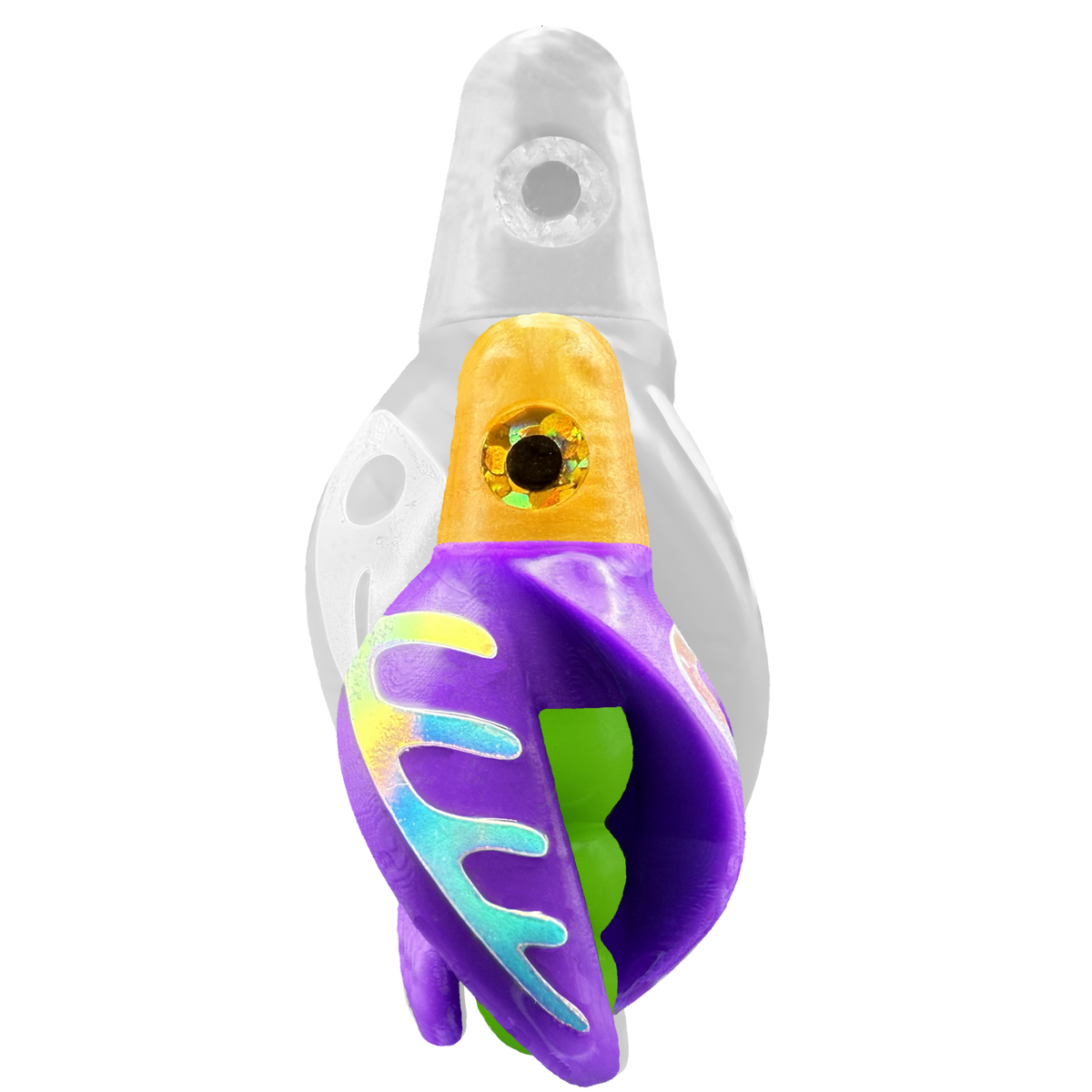 TailSpin Scud MINI H-Gold B-Green T-Purple (Comb Glow-MoonJelly)