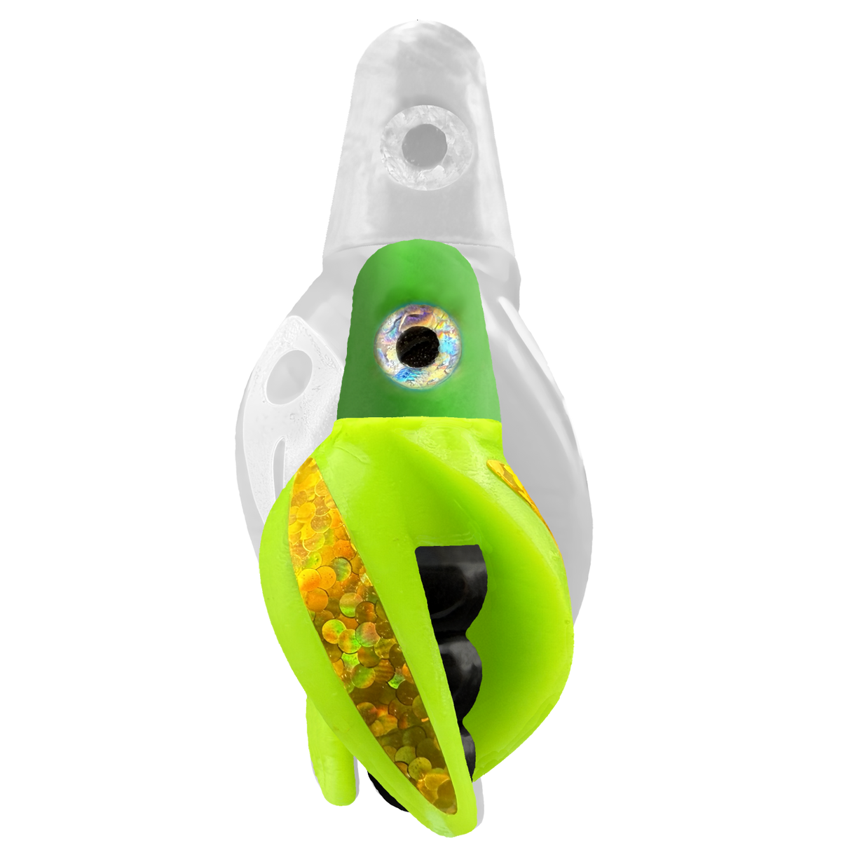 TailSpin Scud MINI H-Green B-Black T-Chartreuse (Stripe Gold)