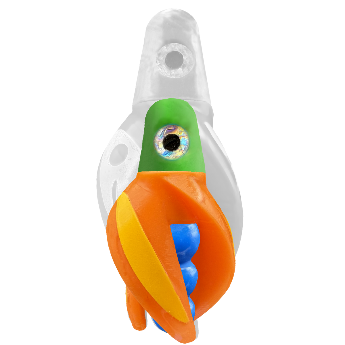 TailSpin Scud MINI H-Green B-Blue T-Orange (Stripe Glow-Mango)