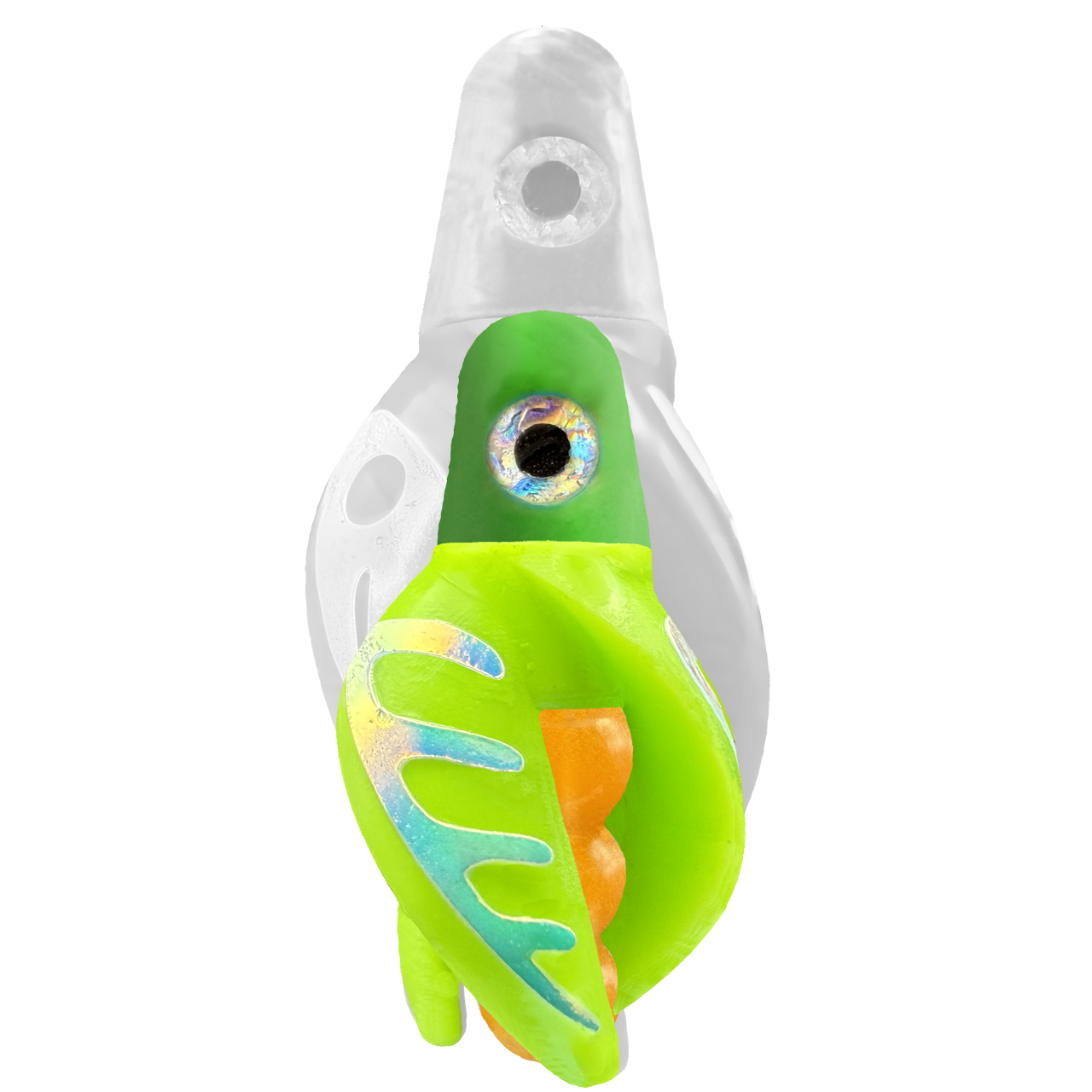 TailSpin Scud MINI H-Green B-Gold T-Chartreuse (Comb Glow-MoonJelly)