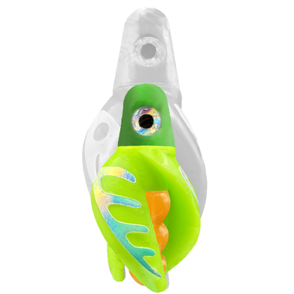 TailSpin Scud MINI H-Green B-Gold T-Chartreuse (Comb Glow-MoonJelly)
