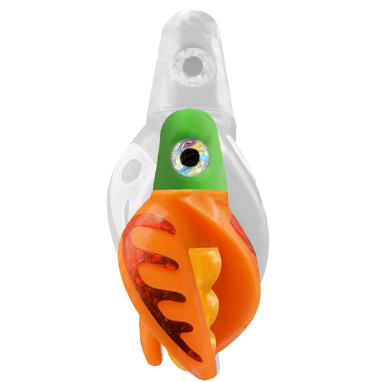 TailSpin Scud MINI H-Green B-Gold T-Orange (Comb Red)