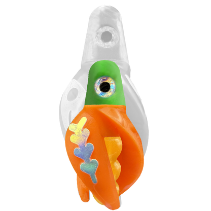 TailSpin Scud MINI H-Green B-Gold T-Orange (Fishbone Glow-MoonJelly)