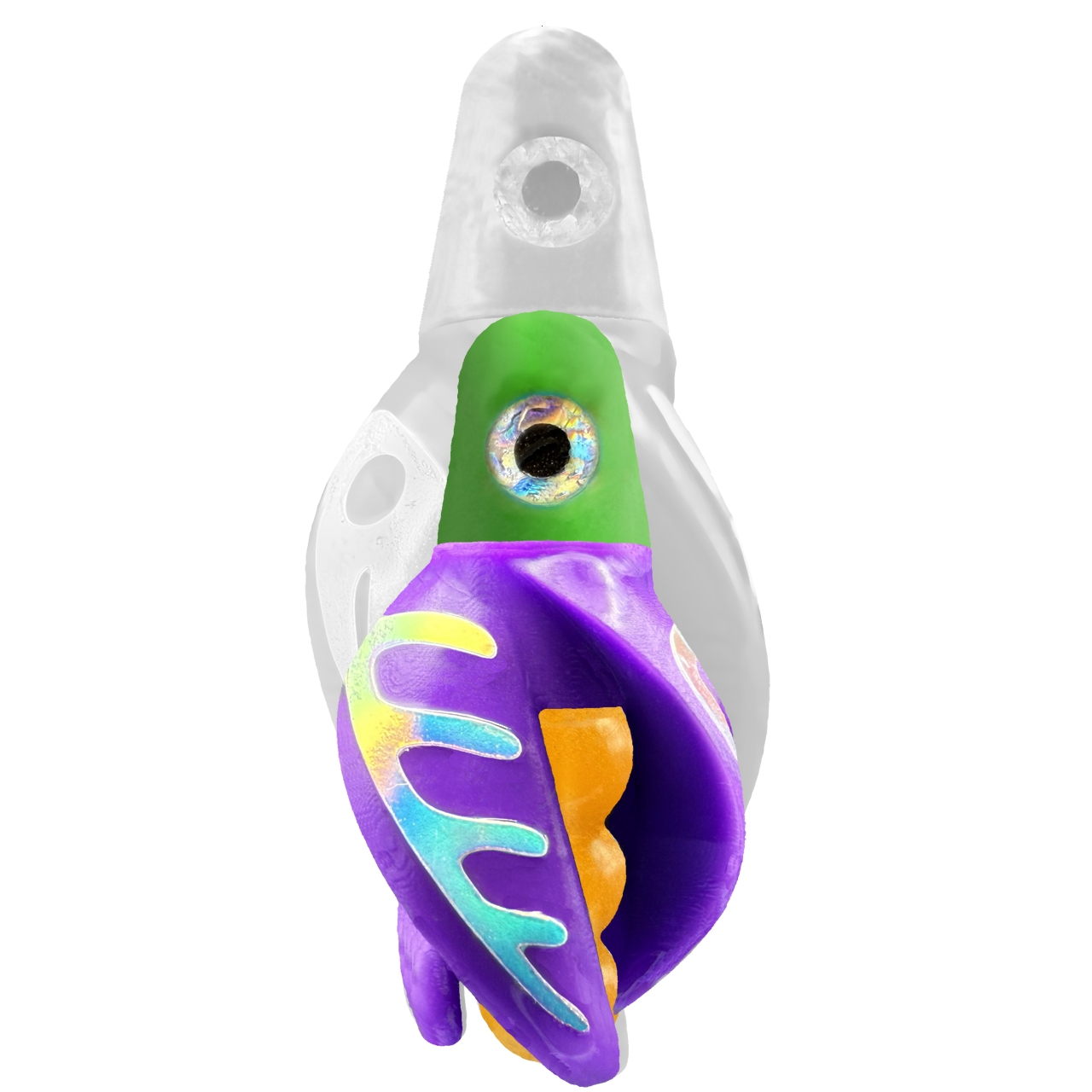 TailSpin Scud MINI H-Green B-Gold T-Purple (Comb Glow-MoonJelly)