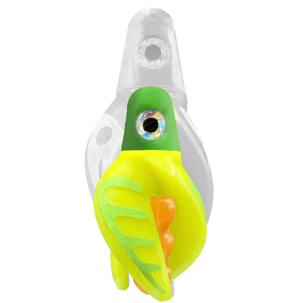 TailSpin Scud MINI H-Green B-Gold T-Yellow (Comb Glow-Chartreuse)