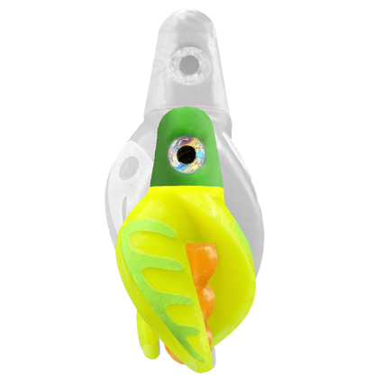 TailSpin Scud MINI H-Green B-Gold T-Yellow (Comb Glow-Chartreuse)