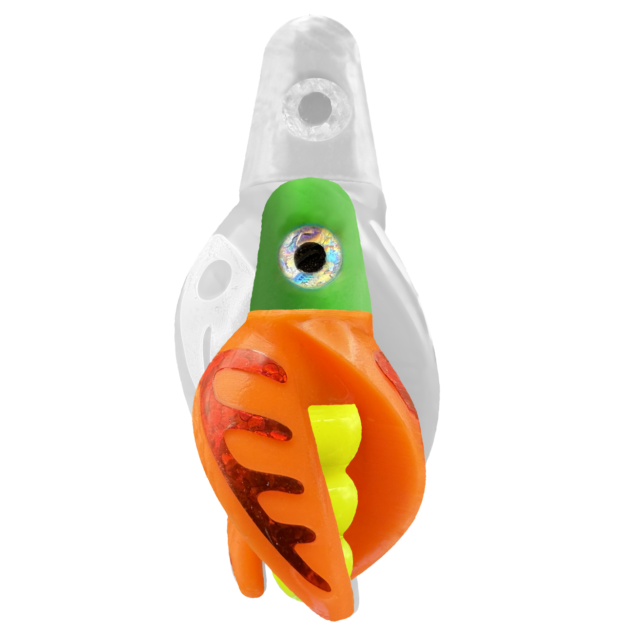TailSpin Scud MINI H-Green B-Yellow T-Orange (Comb Red)
