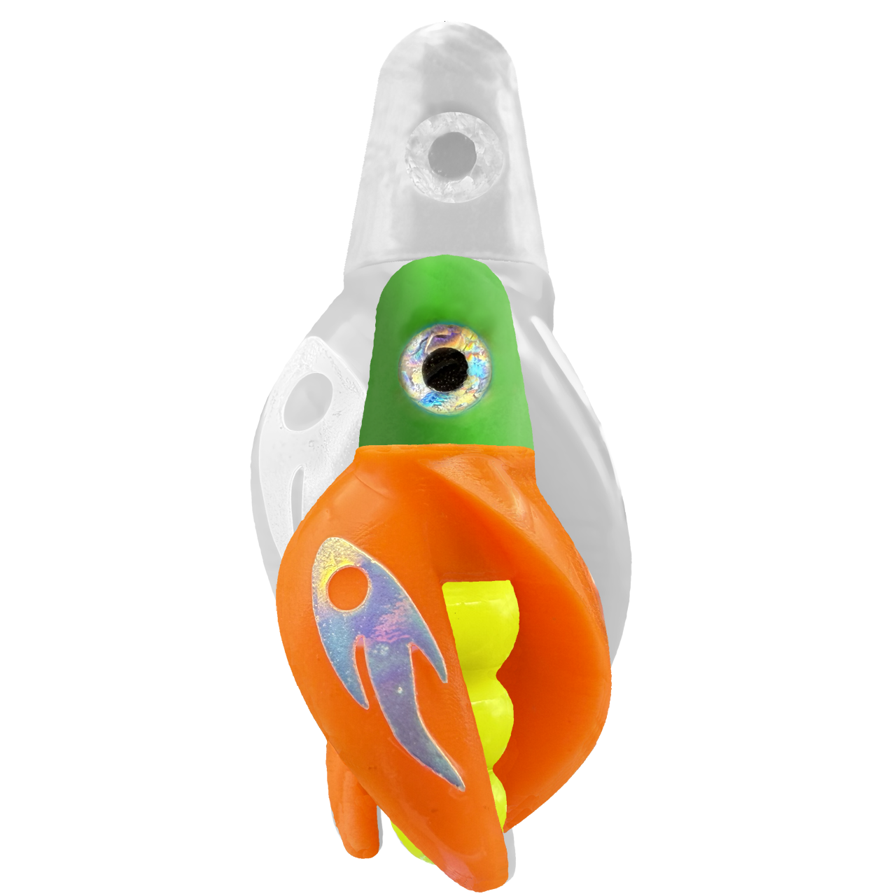 TailSpin Scud MINI H-Green B-Yellow T-Orange (Ghost Glow-MoonJelly)