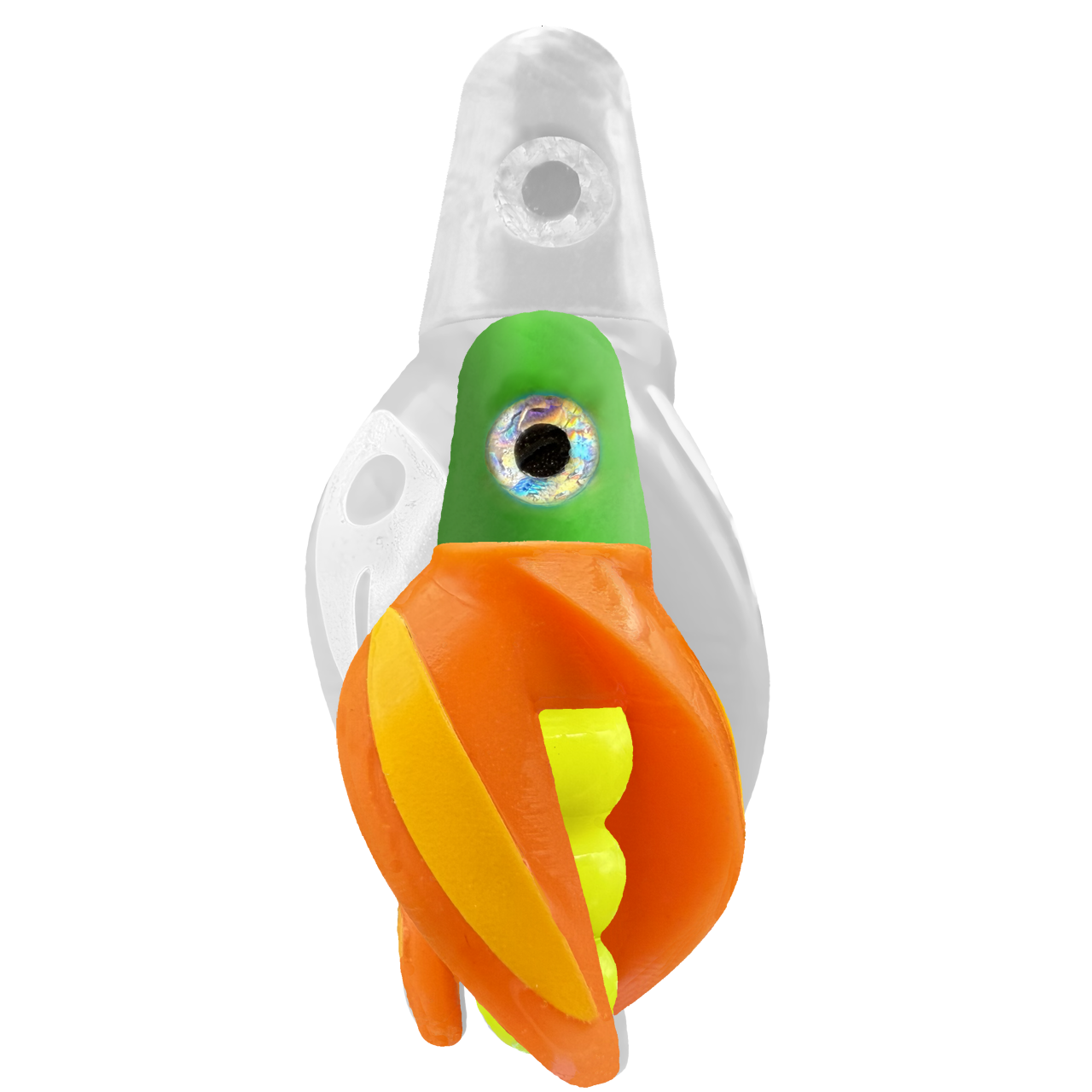 TailSpin Scud MINI H-Green B-Yellow T-Orange (Stripe Glow-Mango)