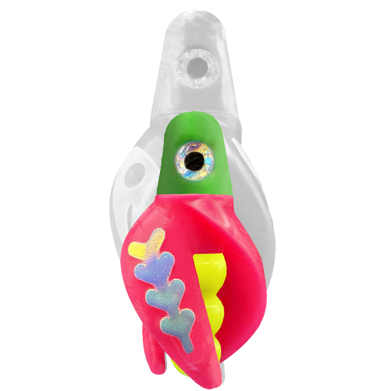 TailSpin Scud MINI H-Green B-Yellow T-Pink (Fishbone Glow-MoonJelly)