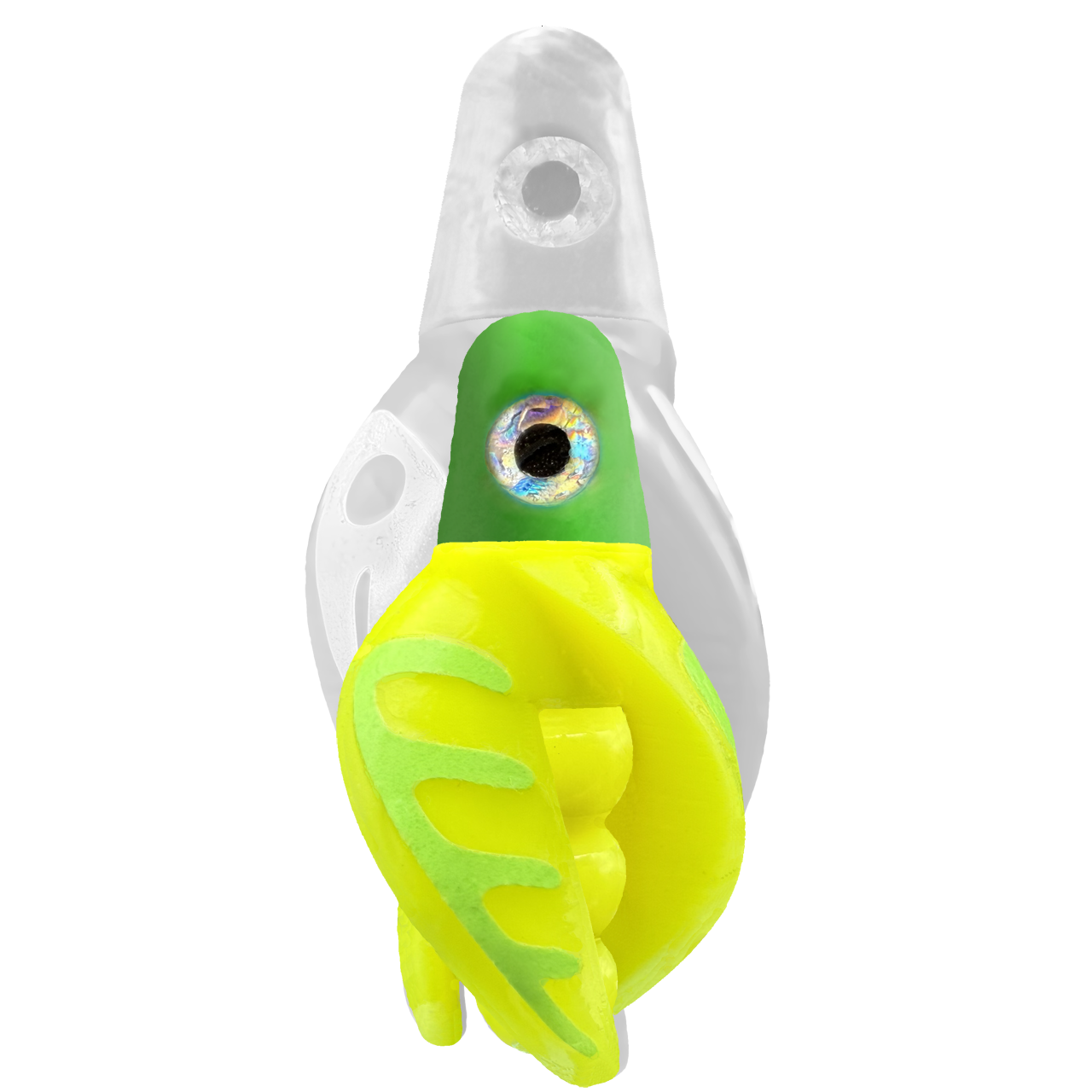 TailSpin Scud MINI H-Green B-Yellow T-Yellow (Comb Glow-Chartreuse)