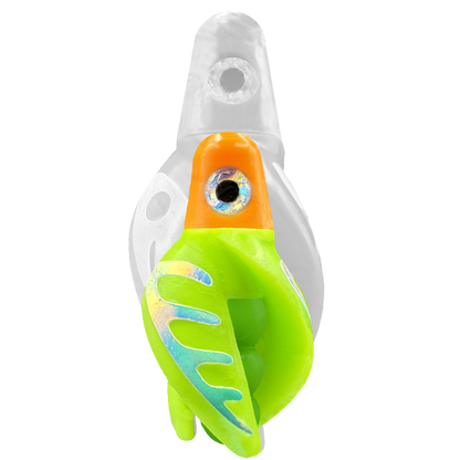 TailSpin Scud MINI H-Mango B-Green T-Chartreuse (Comb Glow-MoonJelly)