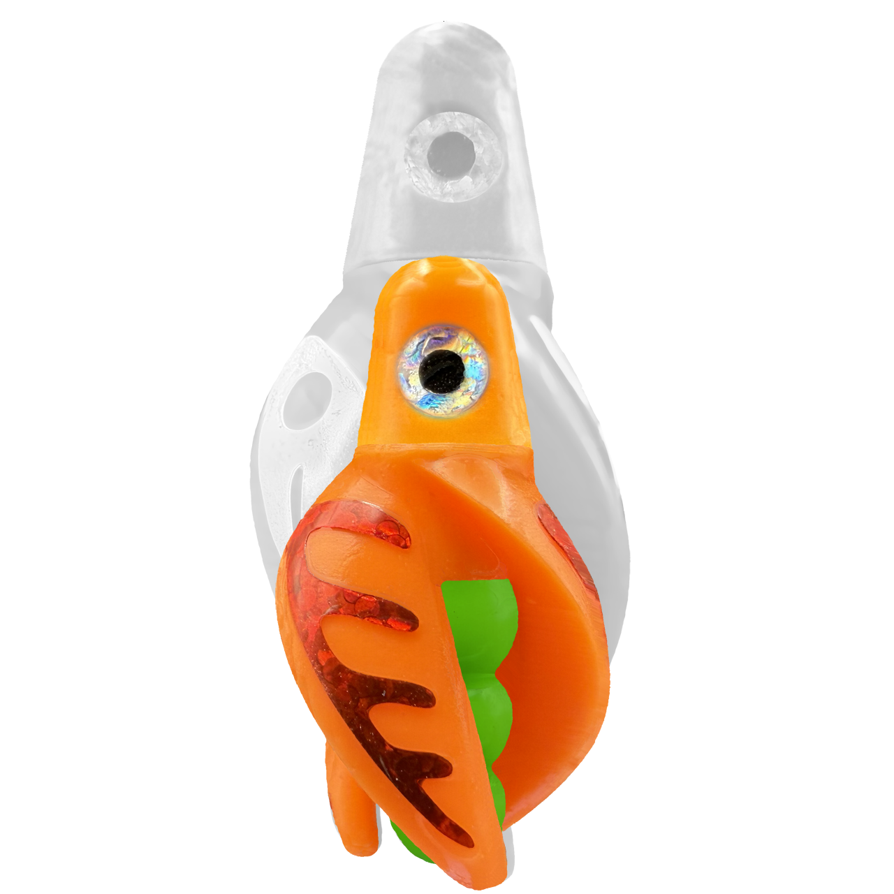 TailSpin Scud MINI H-Mango B-Green T-Orange (Comb Red)