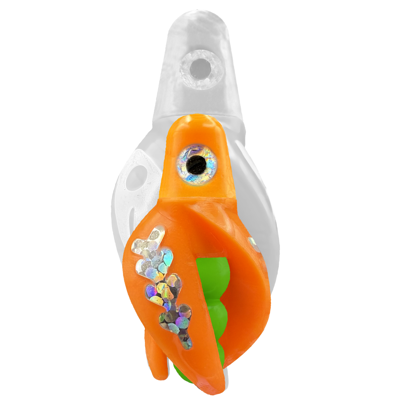 TailSpin Scud MINI H-Mango B-Green T-Orange (Fishbone Silver)