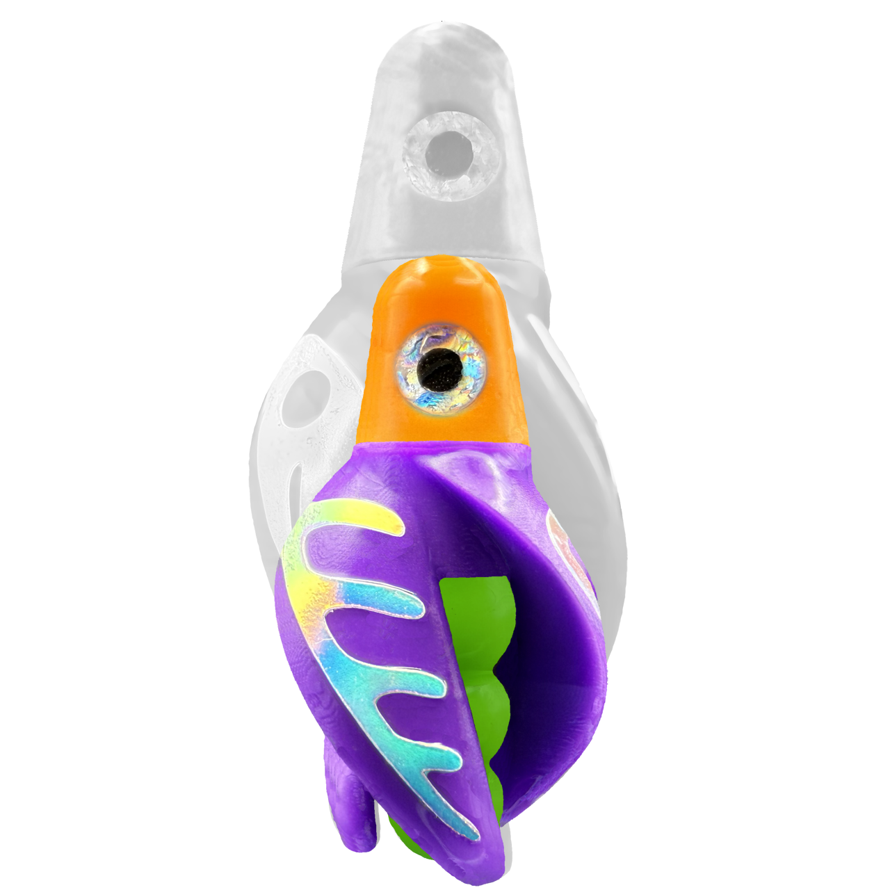 TailSpin Scud MINI H-Mango B-Green T-Purple (Comb Glow-MoonJelly)