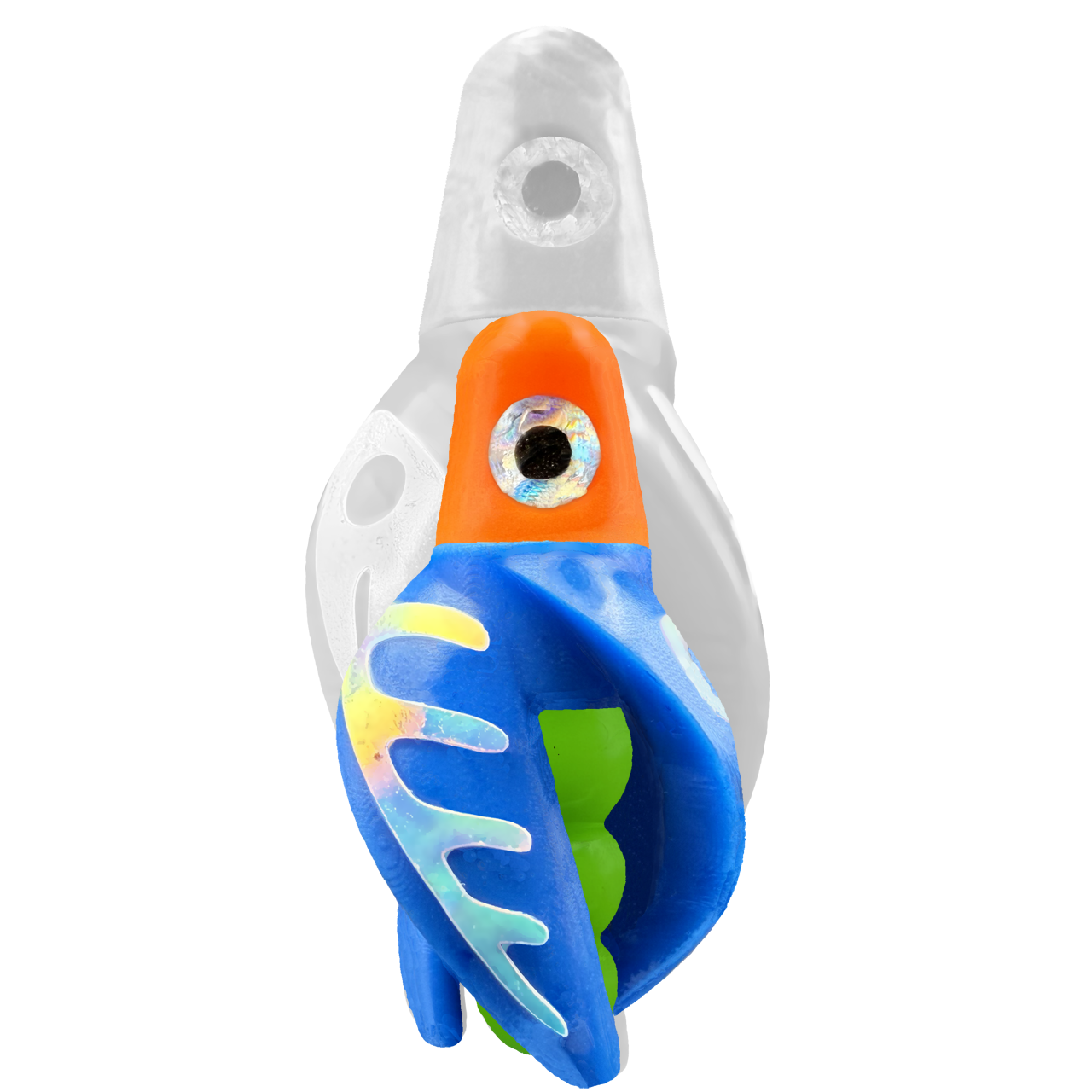 TailSpin Scud MINI H-Orange B-Green T-Blue (Comb Glow-MoonJelly)