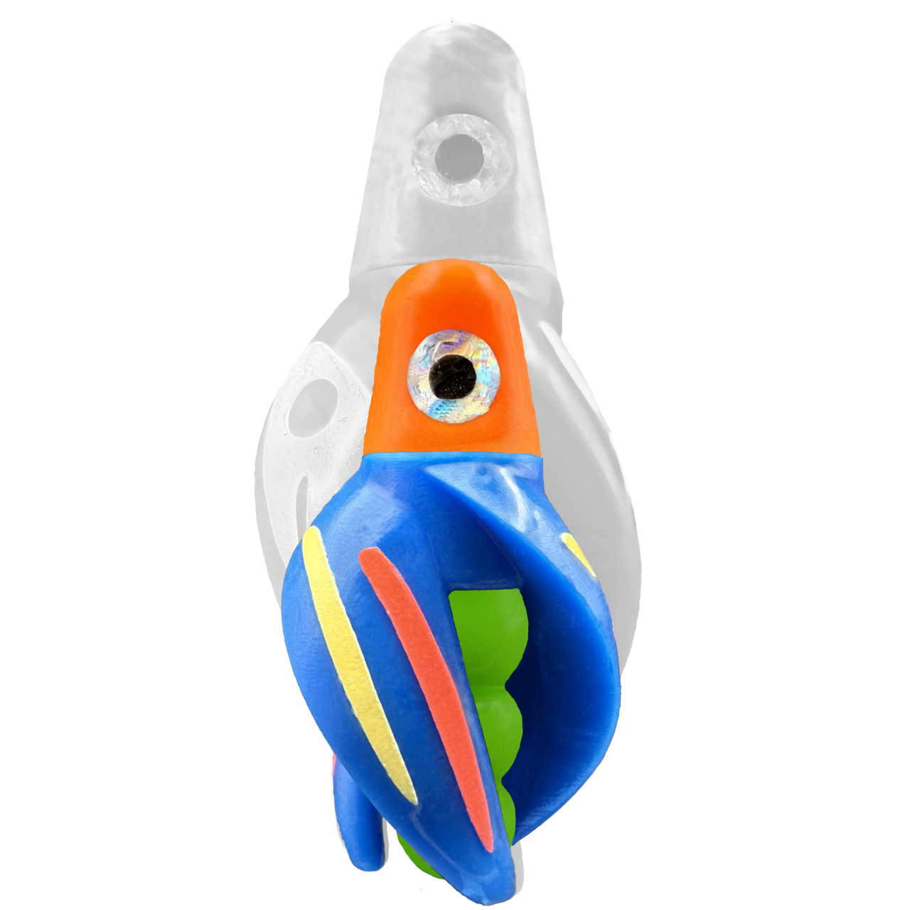 TailSpin Scud MINI H-Orange B-Green T-Blue (Stripe Glow-Yellow,Red)
