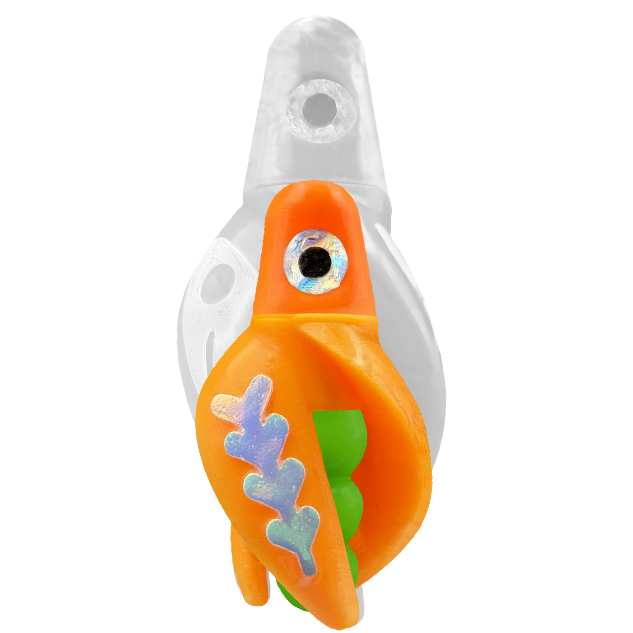 TailSpin Scud MINI H-Orange B-Green T-Mango (Fishbone Glow-MoonJelly)