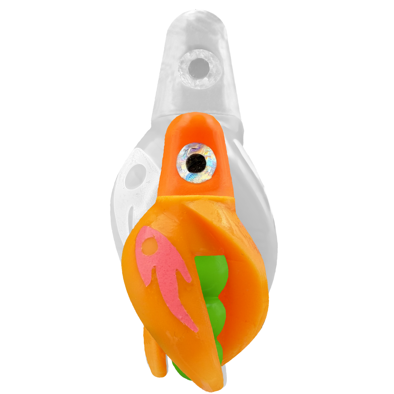 TailSpin Scud MINI H-Orange B-Green T-Mango (Ghost Glow-Pink)