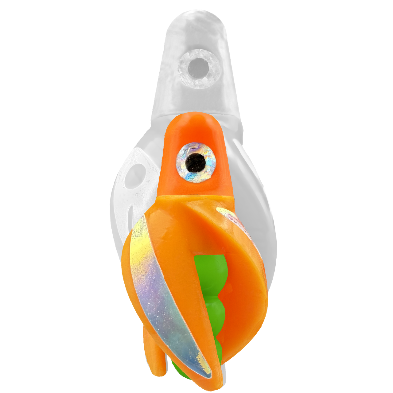 TailSpin Scud MINI H-Orange B-Green T-Mango (Stripe Glow-MoonJelly)
