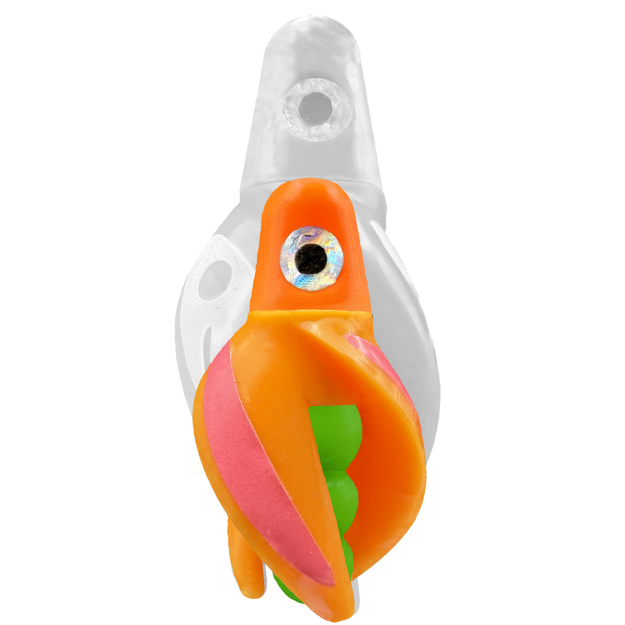 TailSpin Scud MINI H-Orange B-Green T-Mango (Stripe Glow-Pink)