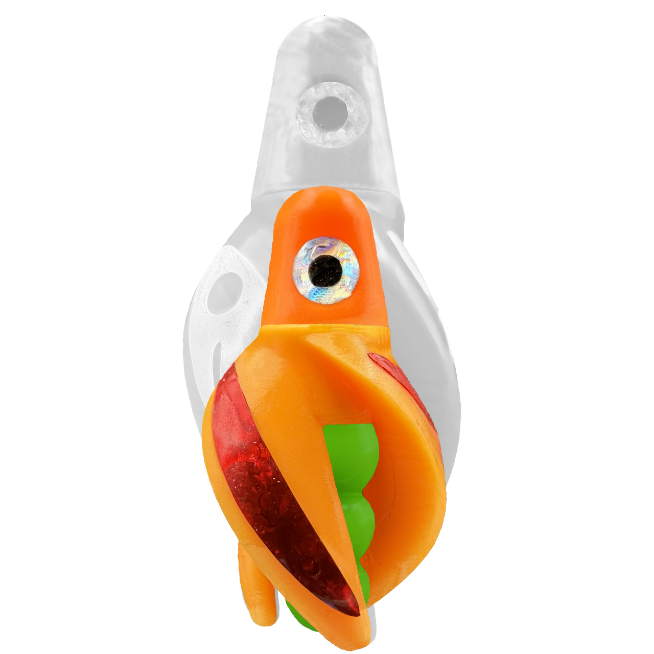 TailSpin Scud MINI H-Orange B-Green T-Mango (Stripe Red)