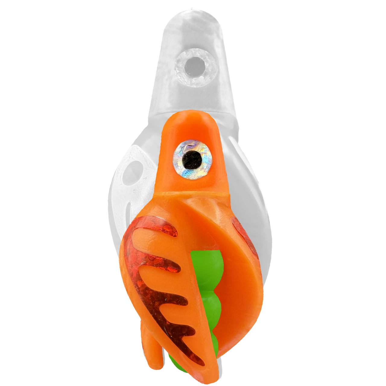 TailSpin Scud MINI H-Orange B-Green T-Orange (Comb Red)