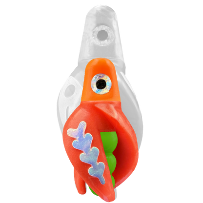 TailSpin Scud MINI H-Orange B-Green T-Red (Fishbone Glow-MoonJelly)
