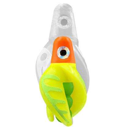 TailSpin Scud MINI H-Orange B-Green T-Yellow (Comb Glow-Chartreuse)