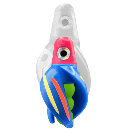 TailSpin Scud MINI H-Pink B-Green T-Blue (Stripe Glow-Yellow,Red)