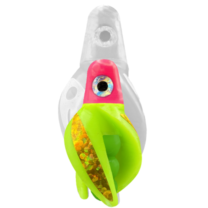 TailSpin Scud MINI H-Pink B-Green T-Chartreuse (Stripe Gold)