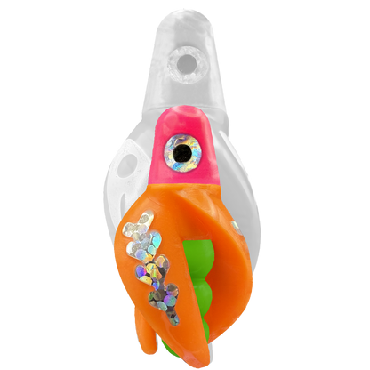 TailSpin Scud MINI H-Pink B-Green T-Orange (Fishbone Silver)
