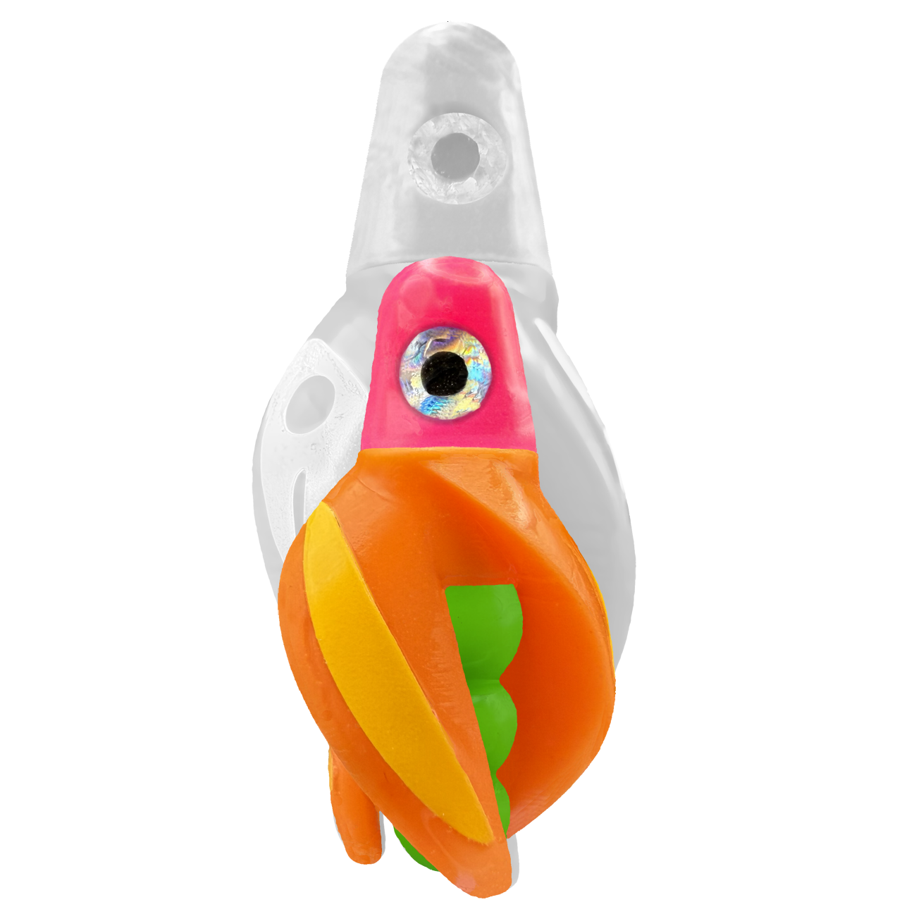 TailSpin Scud MINI H-Pink B-Green T-Orange (Stripe Glow-Mango)