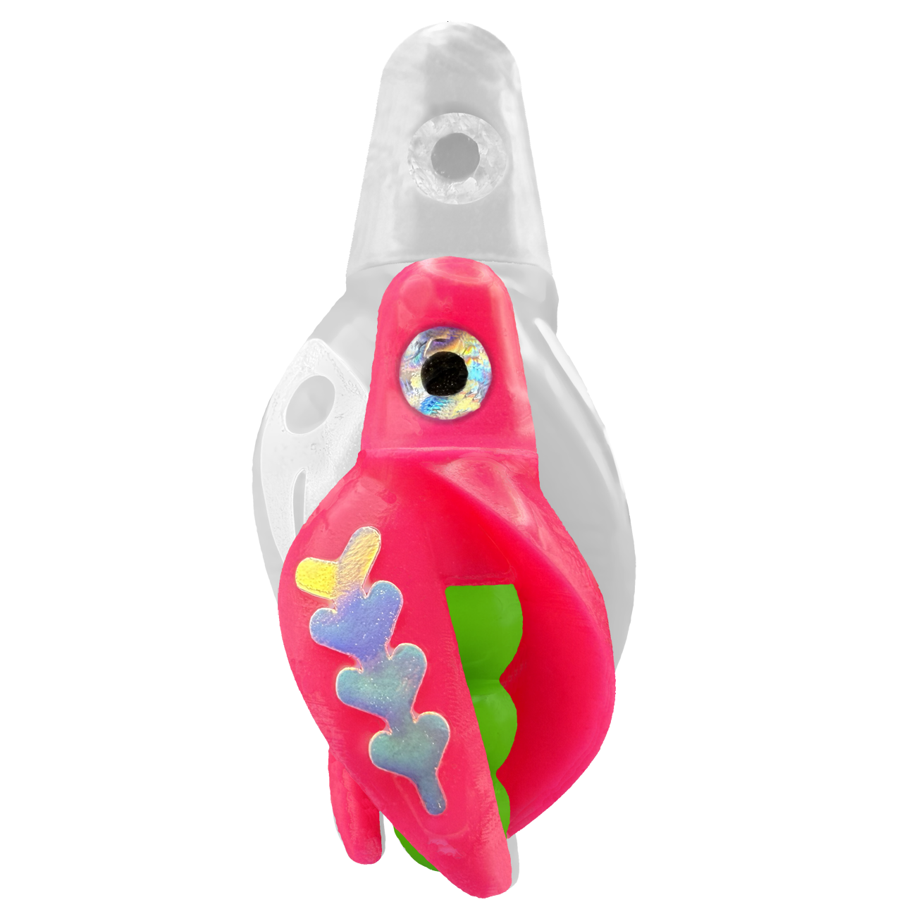TailSpin Scud MINI H-Pink B-Green T-Pink (Fishbone Glow-MoonJelly)