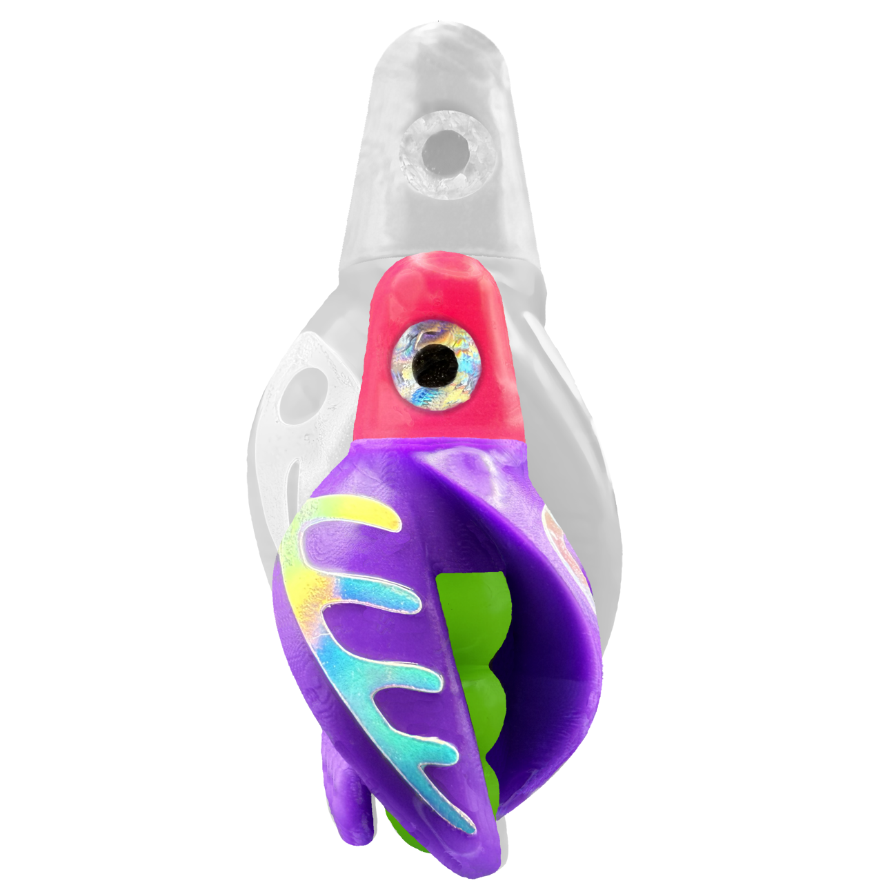 TailSpin Scud MINI H-Pink B-Green T-Purple (Comb Glow-MoonJelly)