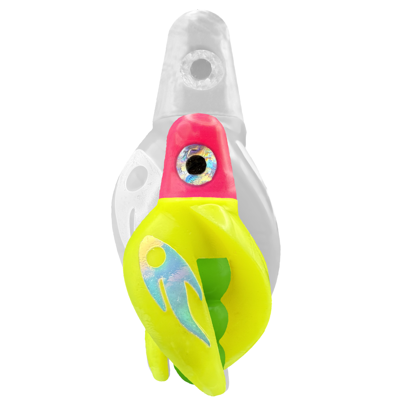 TailSpin Scud MINI H-Pink B-Green T-Yellow (Ghost Glow-MoonJelly)