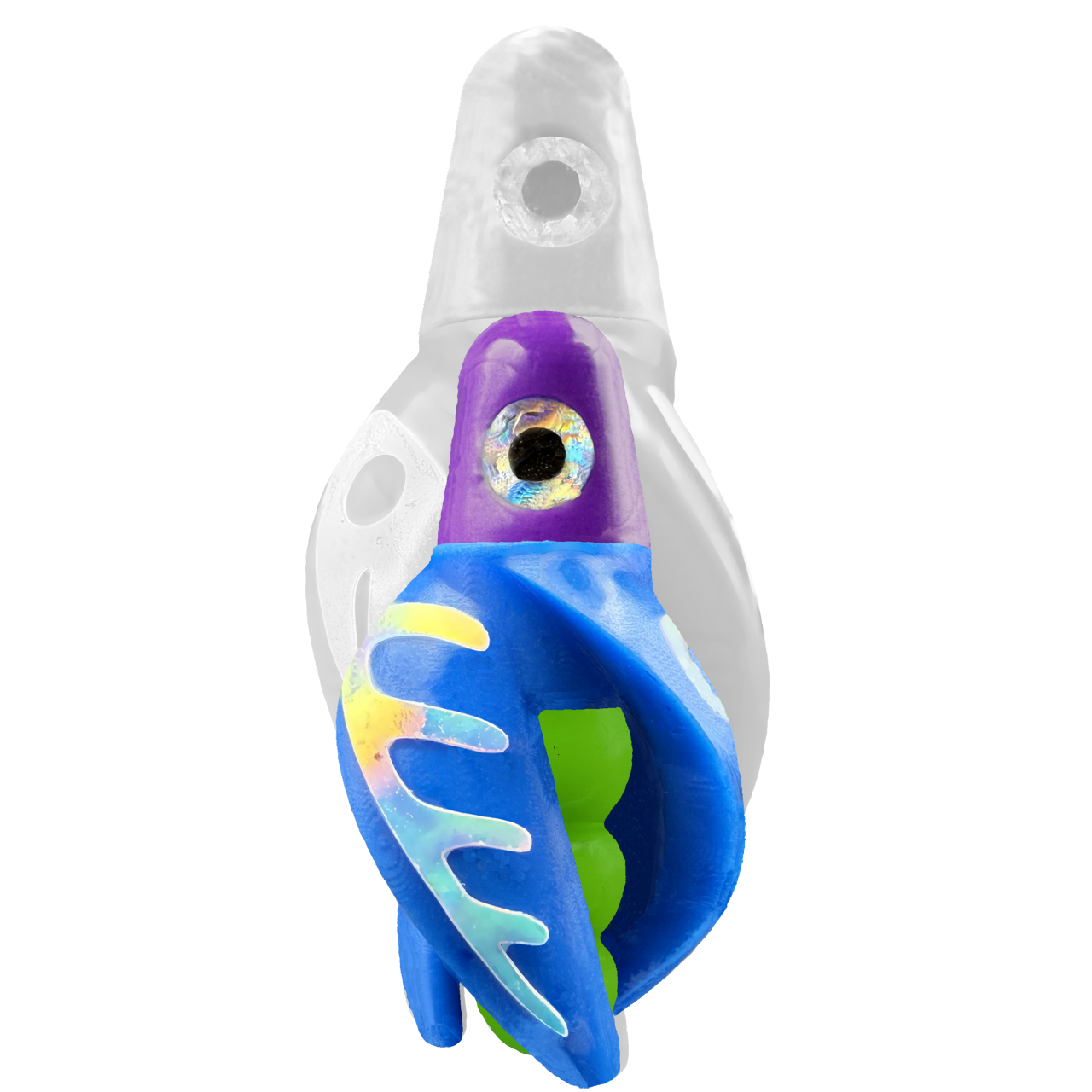 TailSpin Scud MINI H-Purple B-Green T-Blue (Comb Glow-MoonJelly)