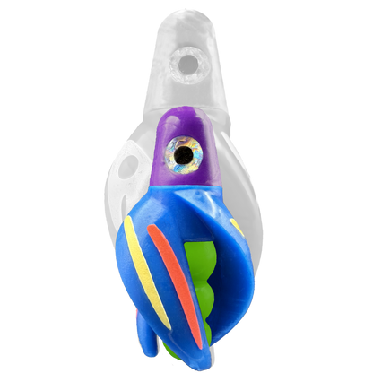 TailSpin Scud MINI H-Purple B-Green T-Blue (Stripe Glow-Yellow,Red)