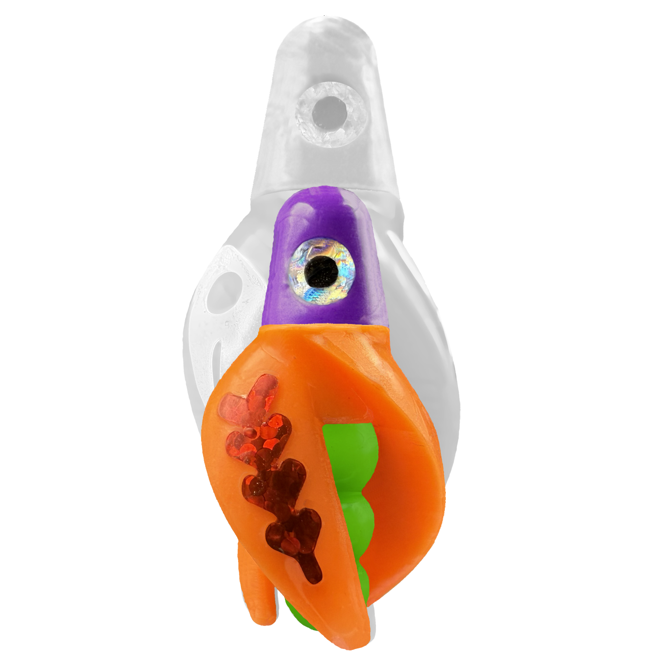 TailSpin Scud MINI H-Purple B-Green T-Orange (Fishbone Red)