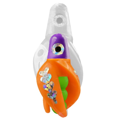 TailSpin Scud MINI H-Purple B-Green T-Orange (Fishbone Silver)