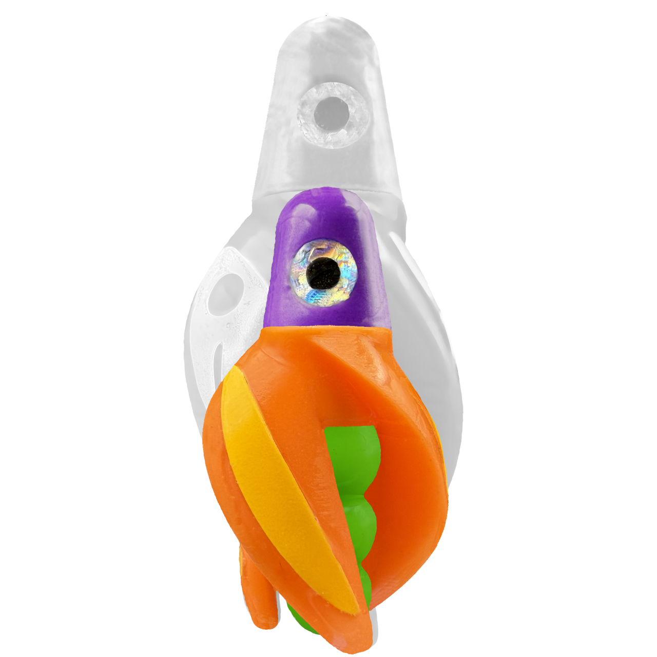 TailSpin Scud MINI H-Purple B-Green T-Orange (Stripe Glow-Mango)