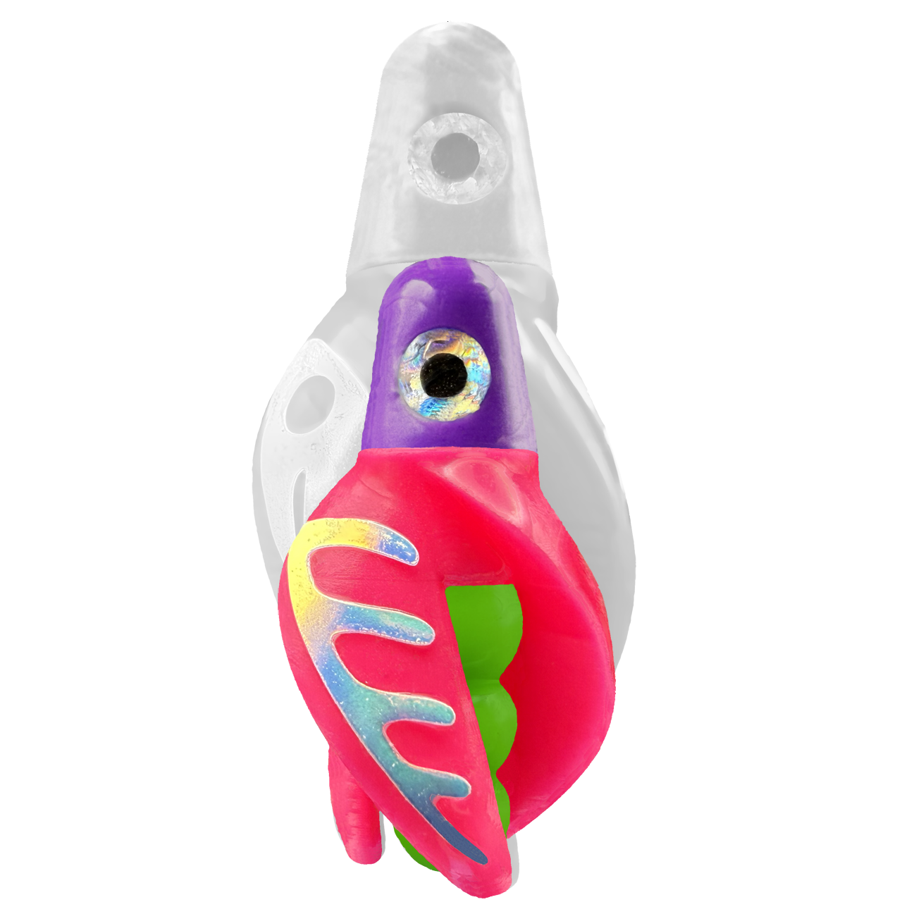 TailSpin Scud MINI H-Purple B-Green T-Pink (Comb Glow-MoonJelly)