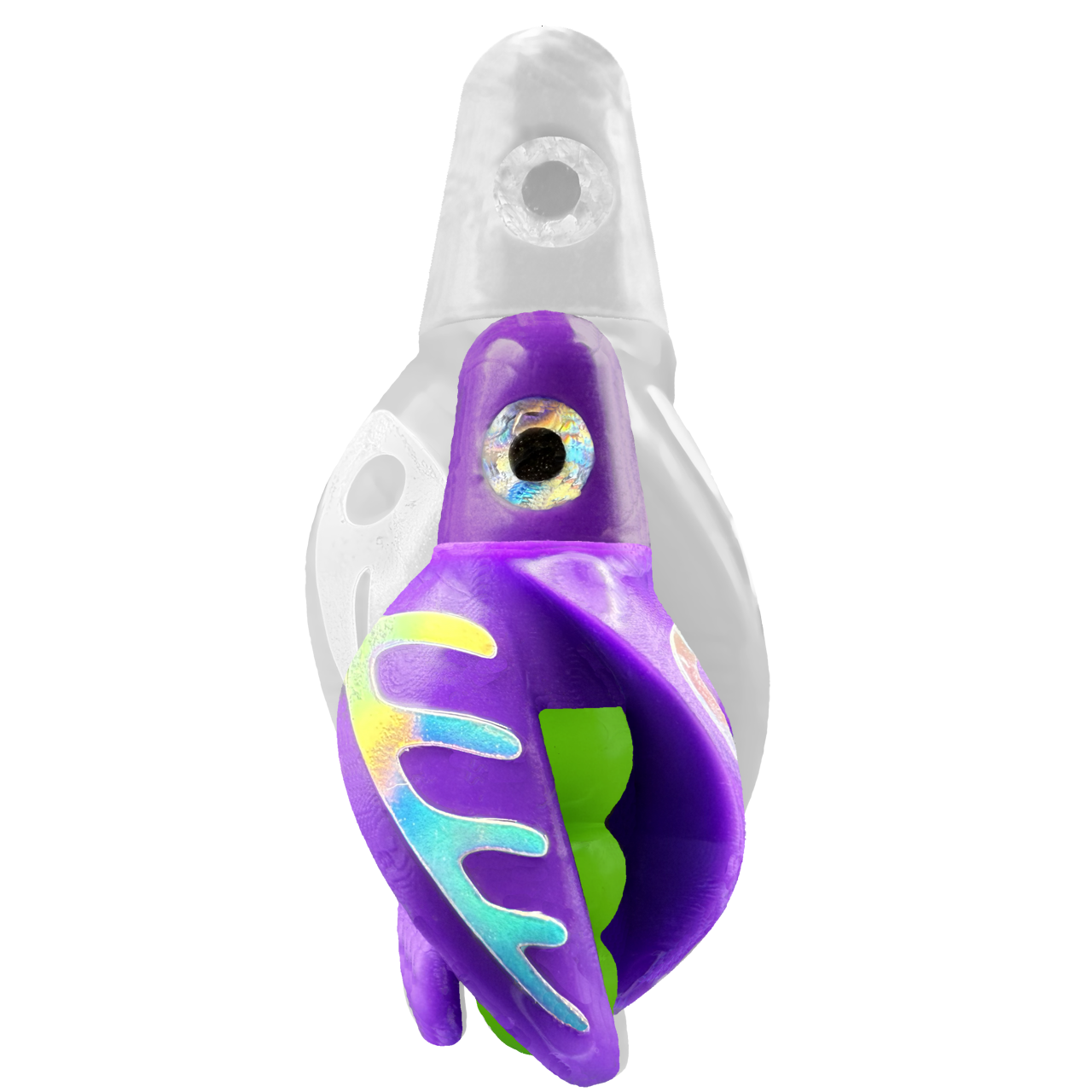 TailSpin Scud MINI H-Purple B-Green T-Purple (Comb Glow-MoonJelly)