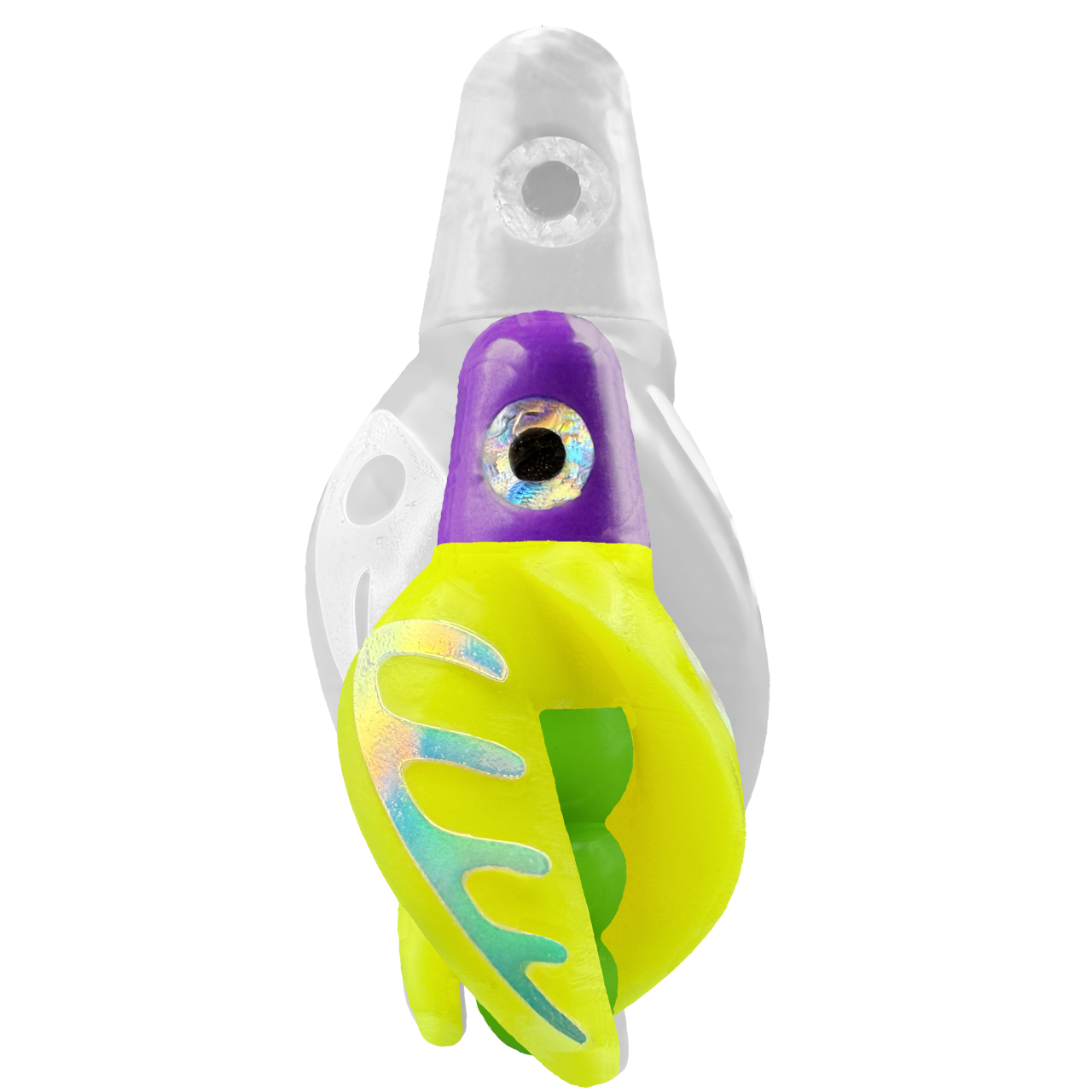 TailSpin Scud MINI H-Purple B-Green T-Yellow (Comb Glow-MoonJelly)