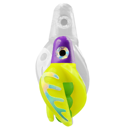 TailSpin Scud MINI H-Purple B-Green T-Yellow (Comb Glow-MoonJelly)