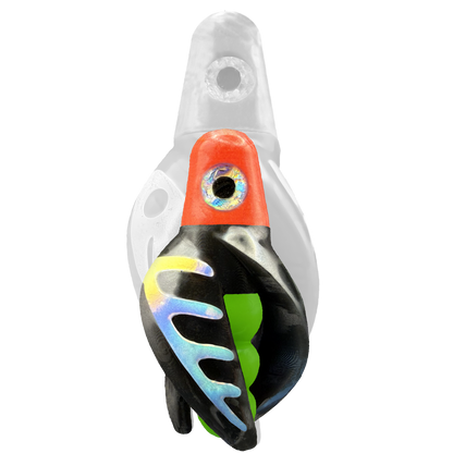 TailSpin Scud MINI H-Red B-Green T-Black (Comb Glow-MoonJelly)