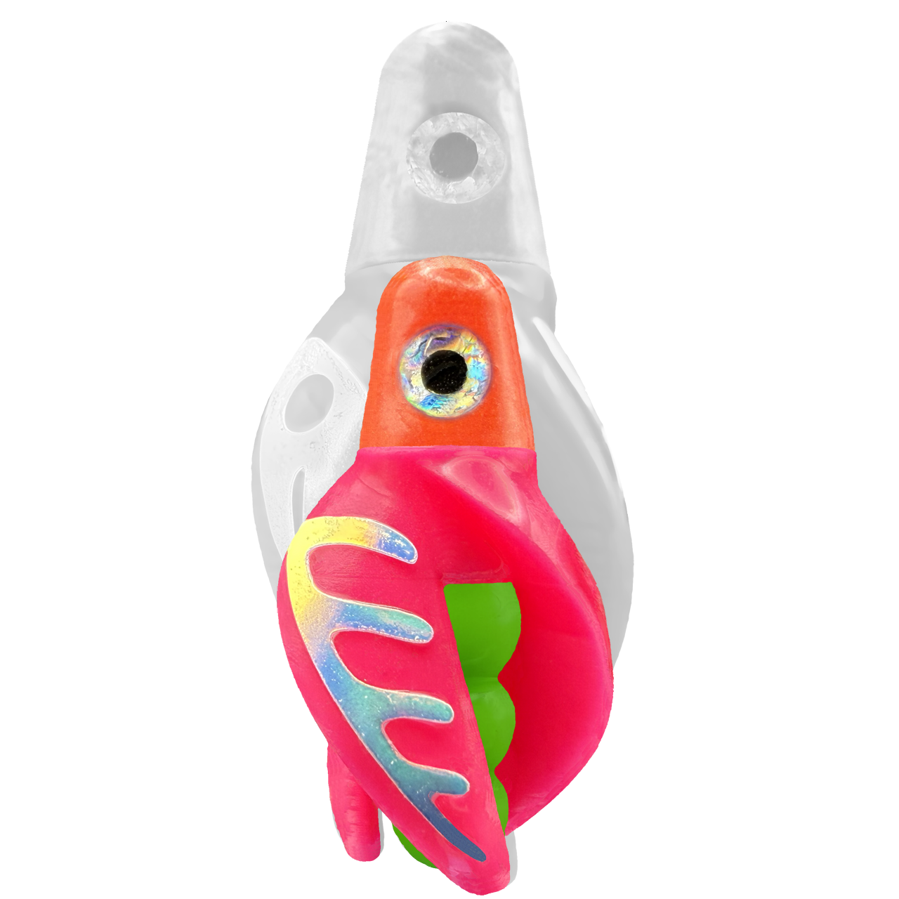 TailSpin Scud MINI H-Red B-Green T-Pink (Comb Glow-MoonJelly)