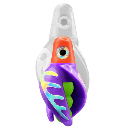 TailSpin Scud MINI H-Red B-Green T-Purple (Comb Glow-MoonJelly)