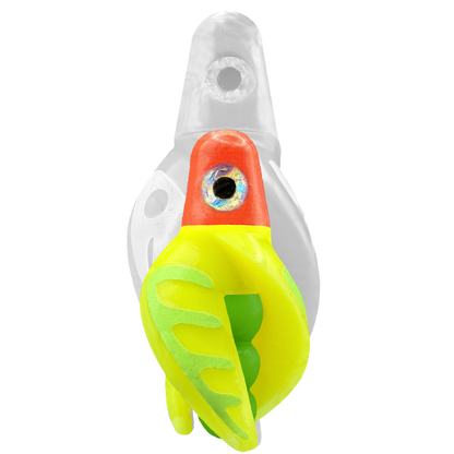 TailSpin Scud MINI H-Red B-Green T-Yellow (Comb Glow-Chartreuse)