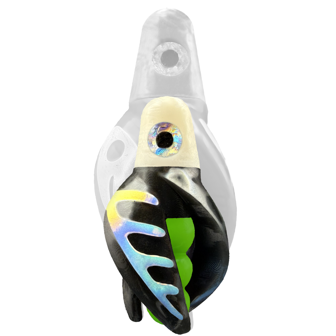 TailSpin Scud MINI H-White B-Green T-Black (Comb Glow-MoonJelly)